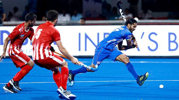 India thrashed Uzbekistan 10-0 to secure their semi-final place ©FIH