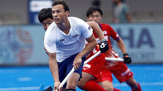 The United States qualified for the semi-finals with a 2-2 draw with Japan ©FIH