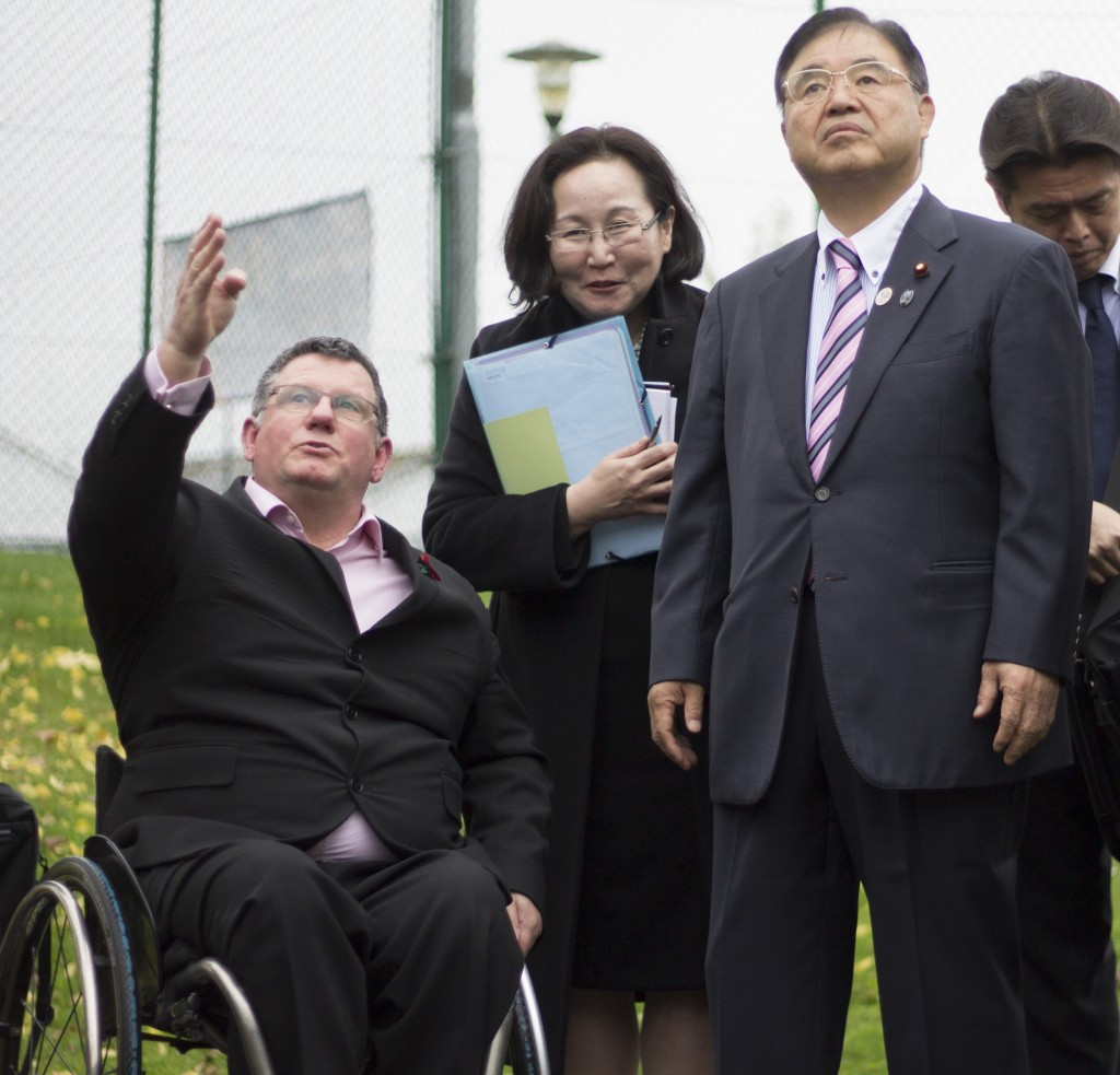 Tokyo 2020 Minister visits birthplace of Paralympic Movement