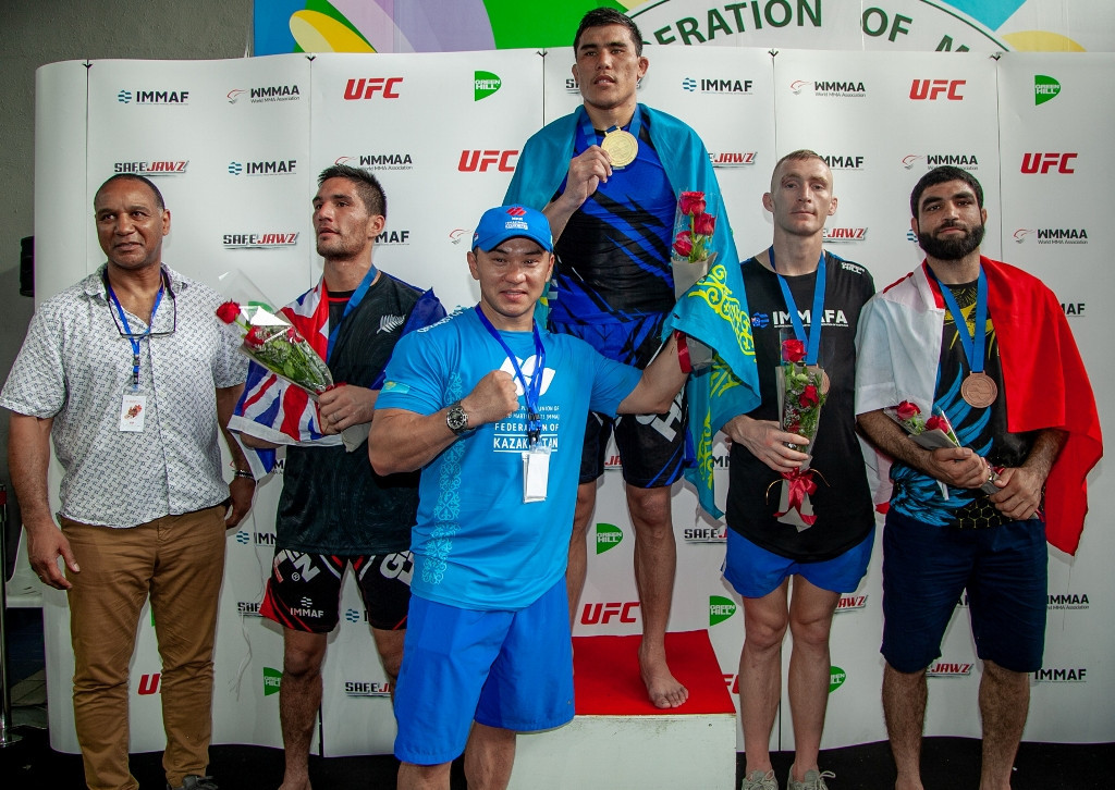 IMMAF chief executive Densign White, left, said the organisation was hoping to break its vicious cycle of rejection ©IMMAF