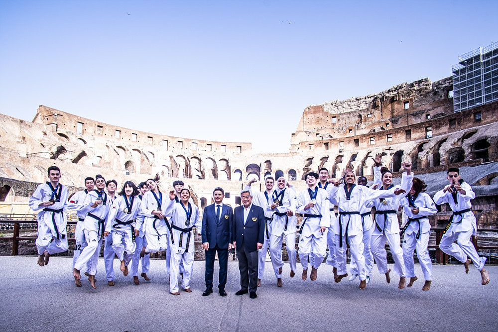 World Taekwondo stages first-ever modern sport medal ceremony at iconic Colosseum in Rome