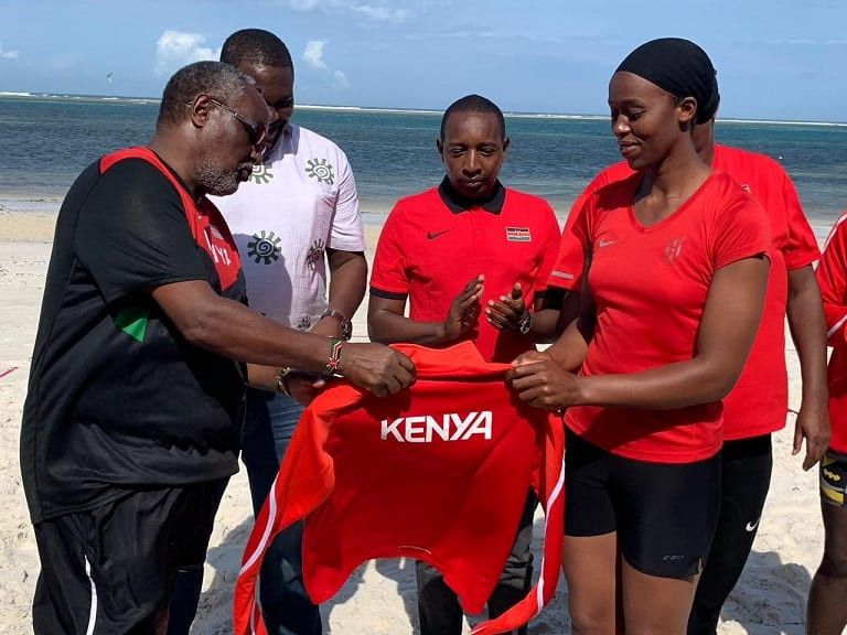 National Olympic Committee of Kenya reveal team kit for inaugural African Beach Games