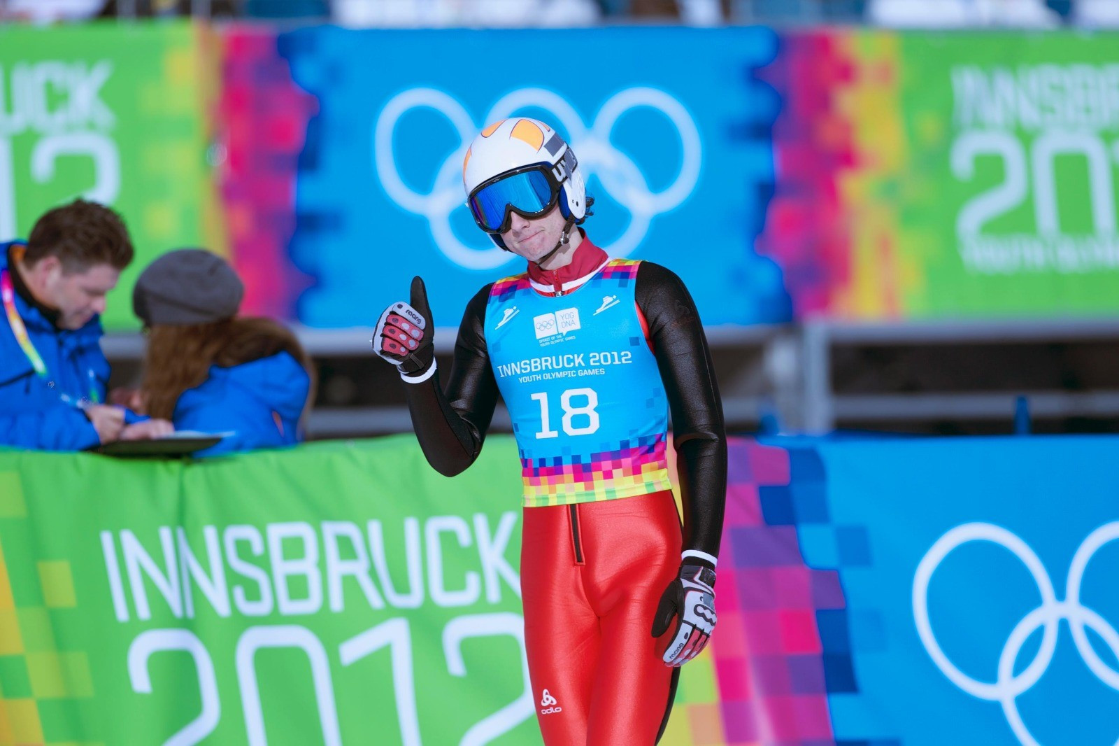 Killian Peier competed at the 2012 Winter Youth Olympics in Innsbruck ©Lausanne 2020