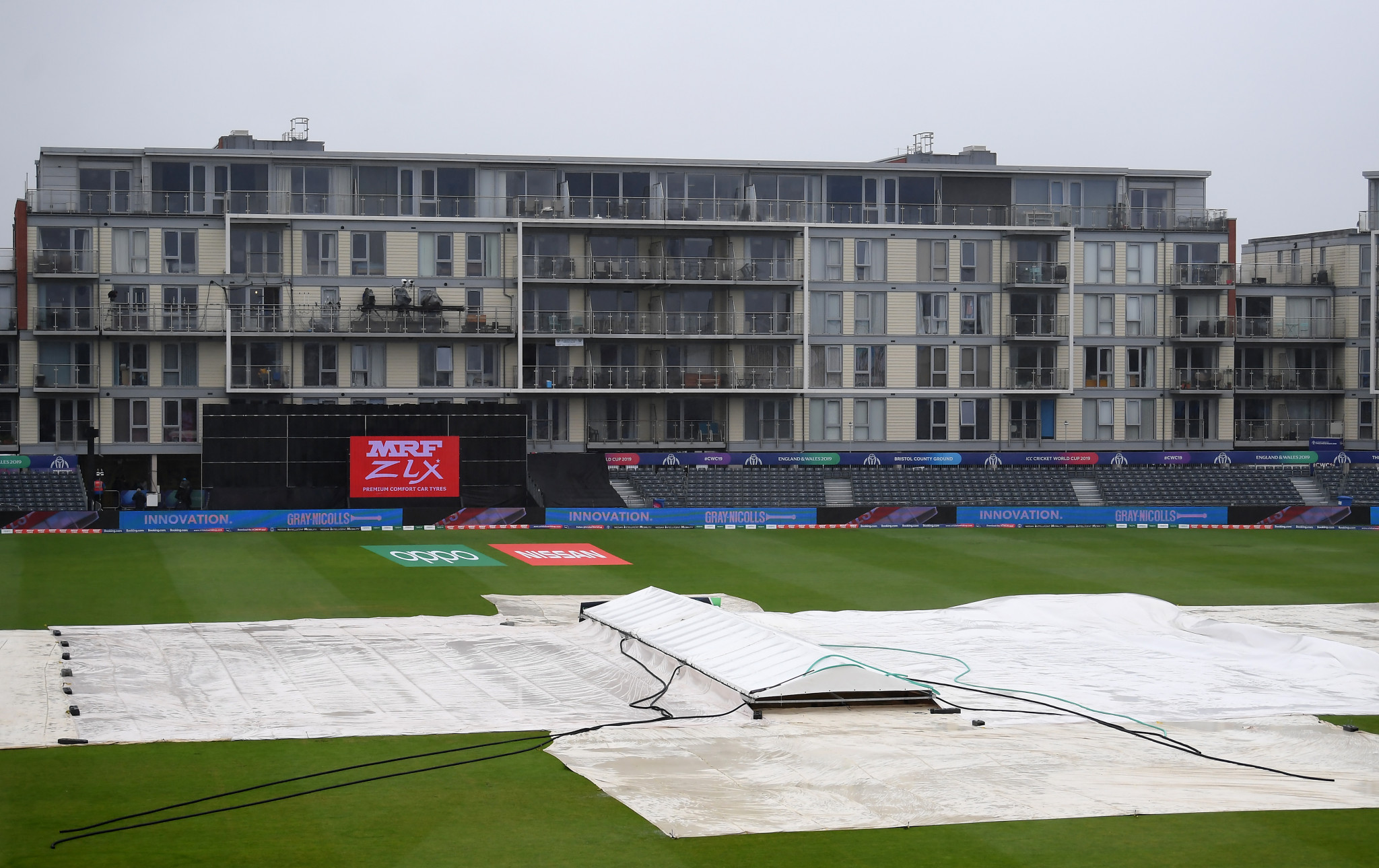Record third Cricket World Cup match abandoned as Bangladesh versus Sri Lanka washed out