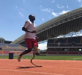 Costa Rican T64 sprinter Sherman Guity has been named Americas para ‘Athlete of the Month’ ©APC