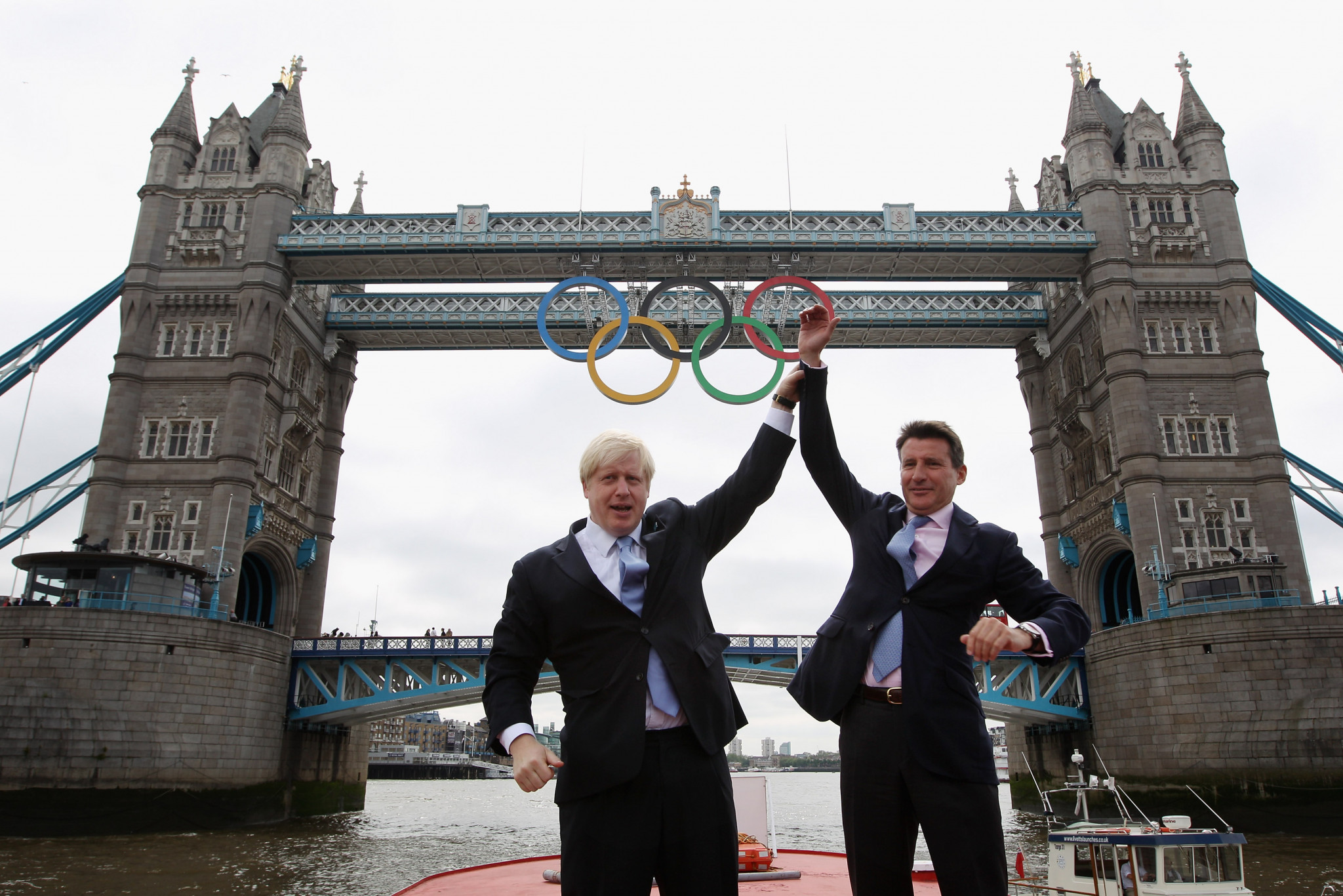 Former London Mayor Boris Johnson, left, is favourite to become Britain's new Prime Minister but Sebastian Coe,right, may have given him a run for his money if he had still been involved in politics ©Getty Images
