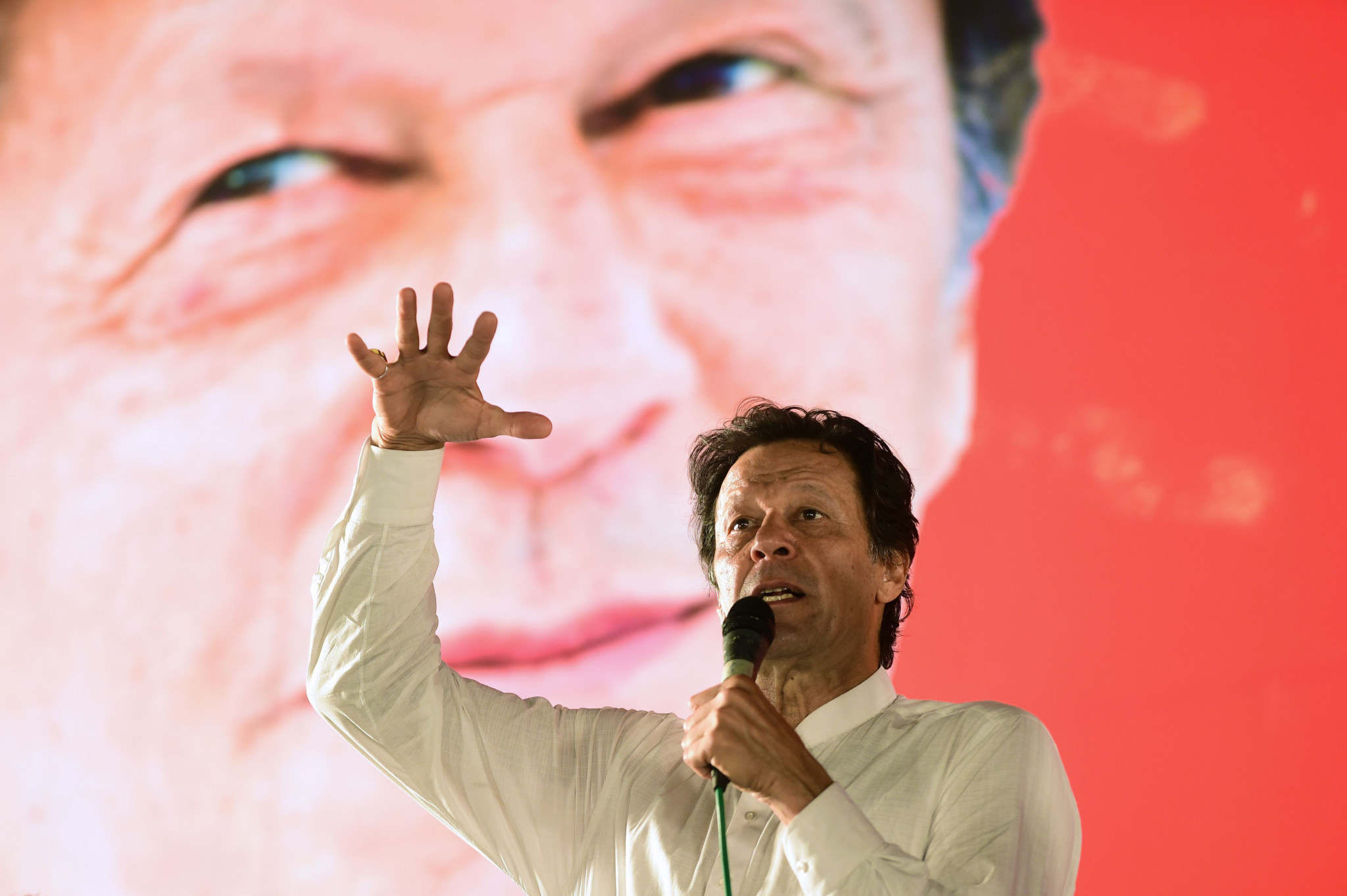 Former cricketer Imran Khan is among ex- sportsmen to have entered politics and is now Pakistan Prime Minister ©Getty Images