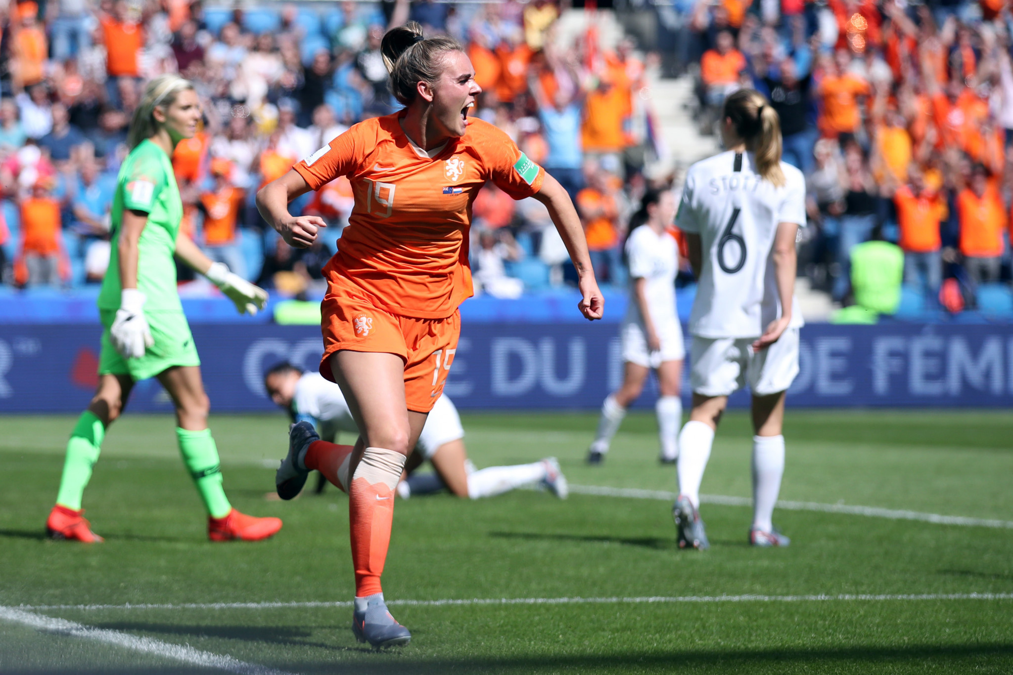 Jill Roord scored a last minute winner for The Netherlands, with the score finishing at 1-0 ©Getty Images