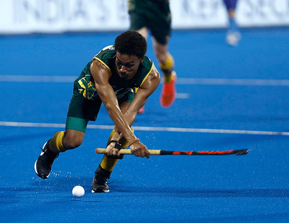 South Africa qualified for the semi-finals of the men's FIH Series Finals event in Bhubaneswar after beating Russia 2-1 today ©FIH