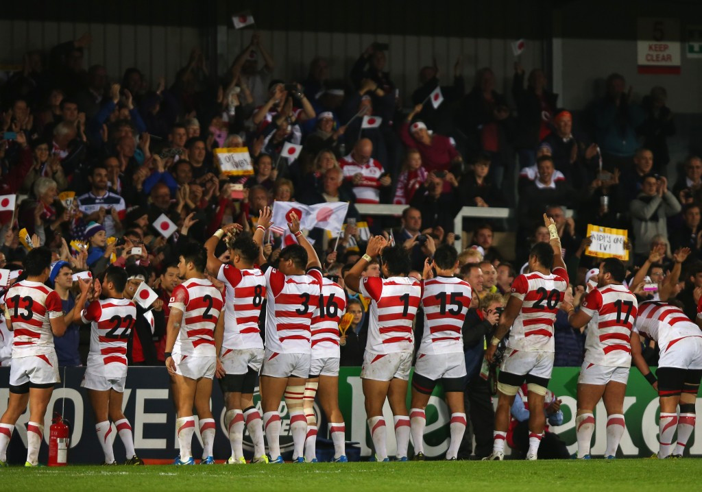 Japan gained the adulation of the Rugby World Cup crowd for their stellar performances