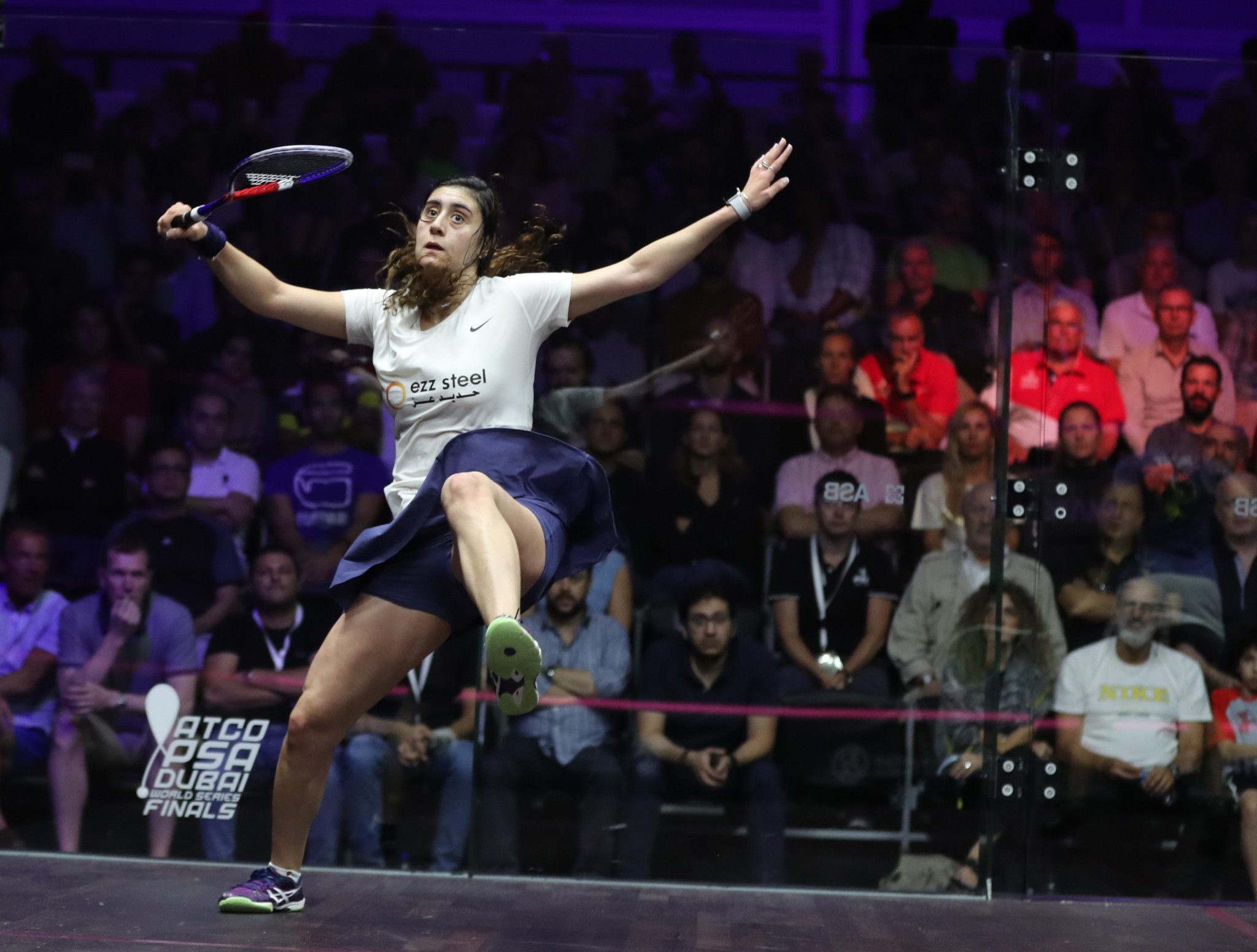 Women's world champion Nour El Sherbini is out of the PSA World Tour Finals ©Getty Images
