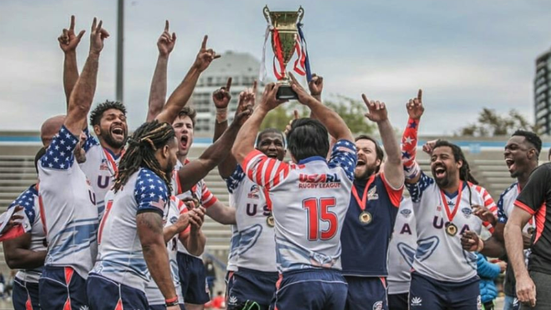 USA Hawks defeated Canada to win the inaugural Americas Nines tournament ©USARL