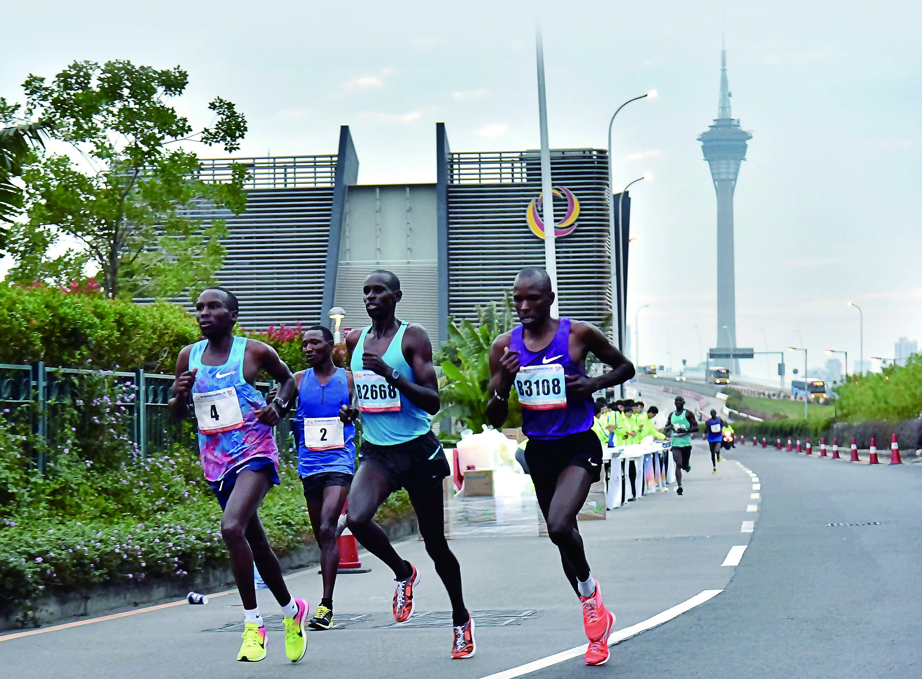 Felix Kirwa, number four, winner of the Macau Marathon in 2017, has been suspended for nine months after testing positive for a banned drug usually used as a rat poison ©Macau Government