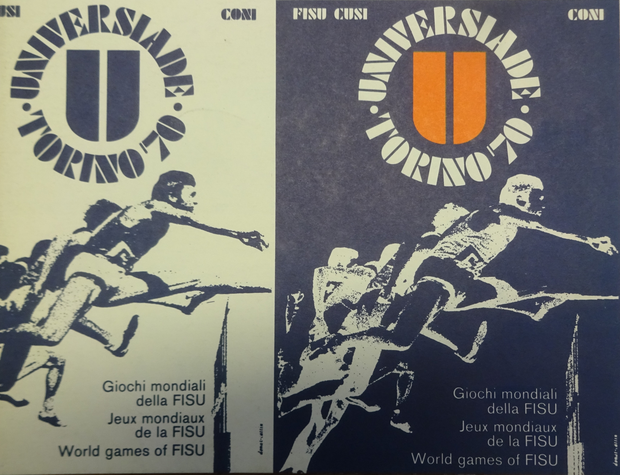 The poster designed for 1970 ©FISU/CUSI/CONI