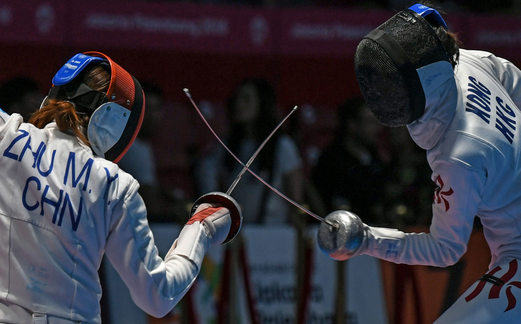 China's Zhu Mingye came out on top in the women's épée event ©Getty Images