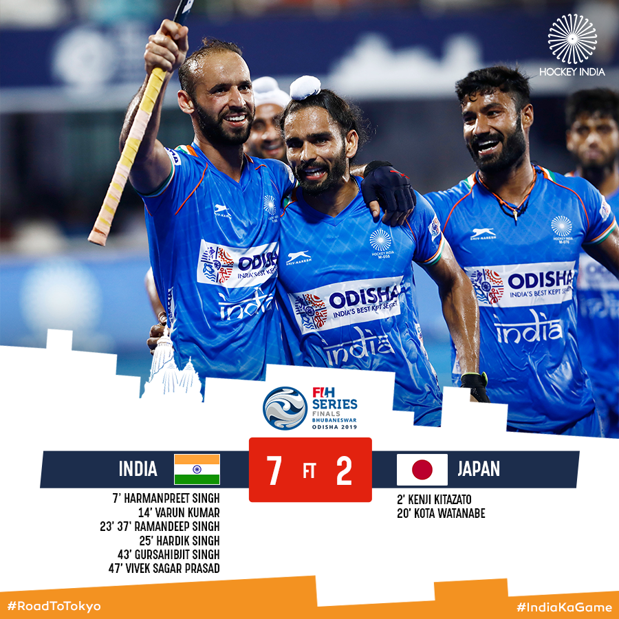 India overcame Japan in their semi-final ©Twitter/Hockey India