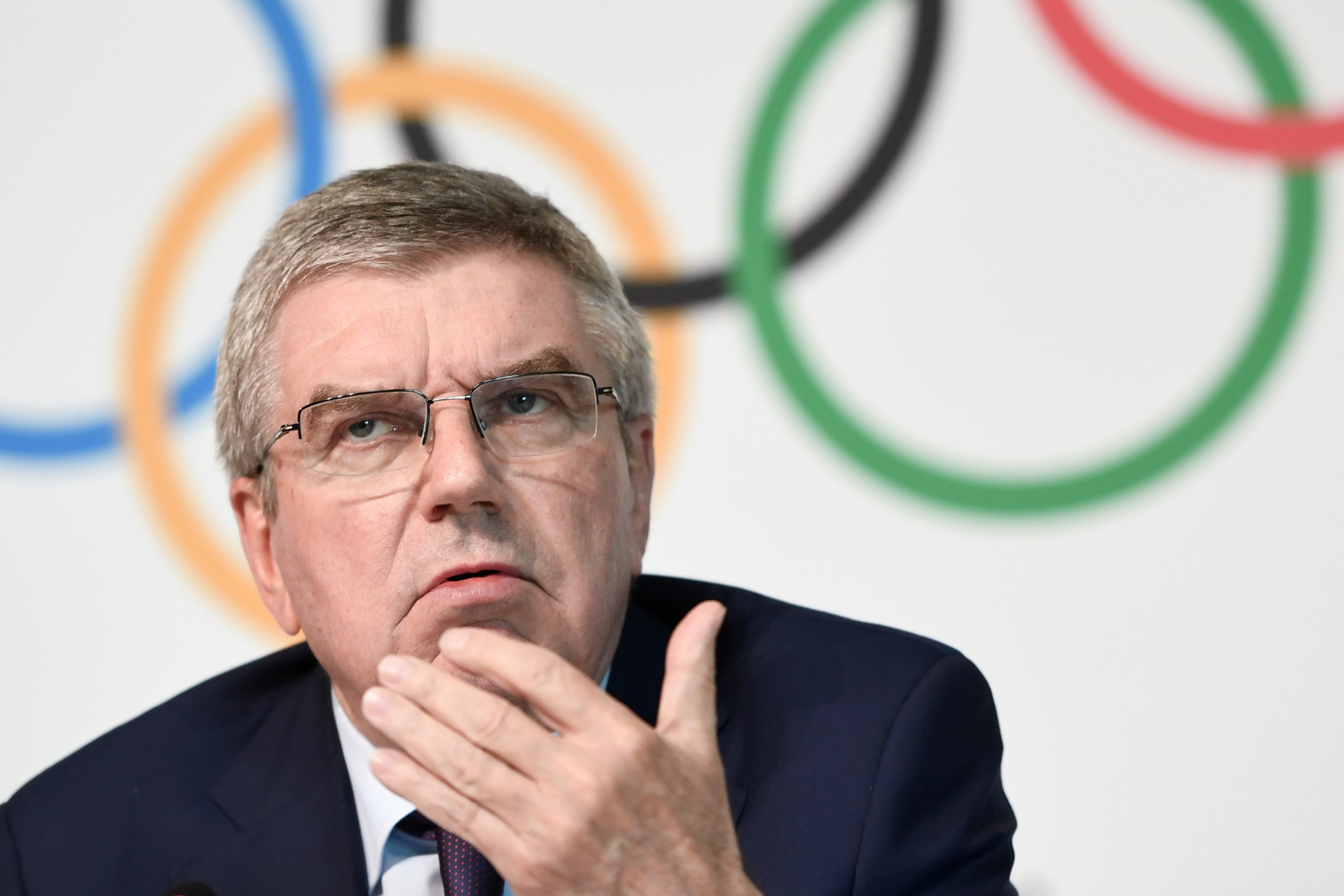 IOC President Thomas Bach suggested the organisation may look towards recommending a single host for the Games ©Getty Images
