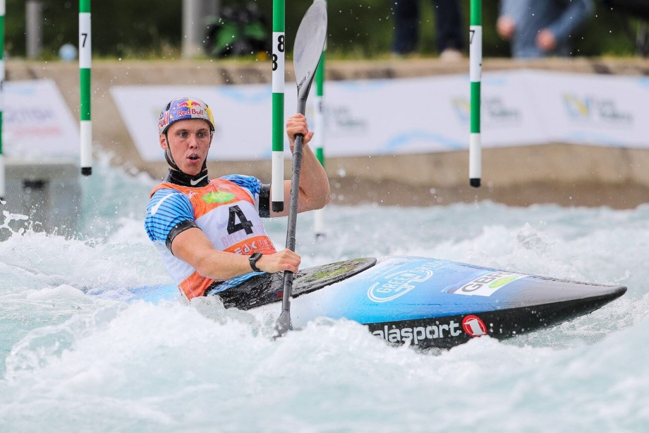 Olympic champion Clarke leads strong British contingent in men's K1 qualification at ICF Canoe Slalom World Cup