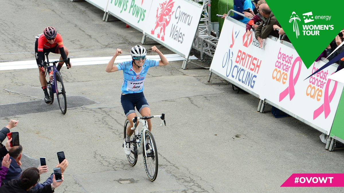 Lizzie Deignan won the penultimate stage of the  OVO Energy Women’s Tour ©Twitter/The Women's Tour