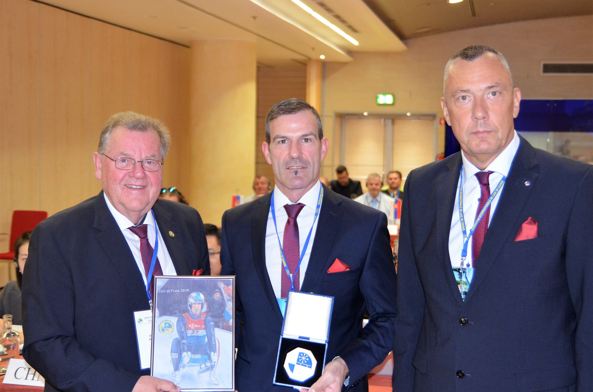 Italy’s Armin Zöggeler has become the latest member of luge's Hall of Fame ©FIL