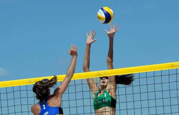 Australians Taliqua Clancy and Mariafe Artacho won the women's International Volleyball Federation Beach World Tour four-star event in Warsaw ©FIVB