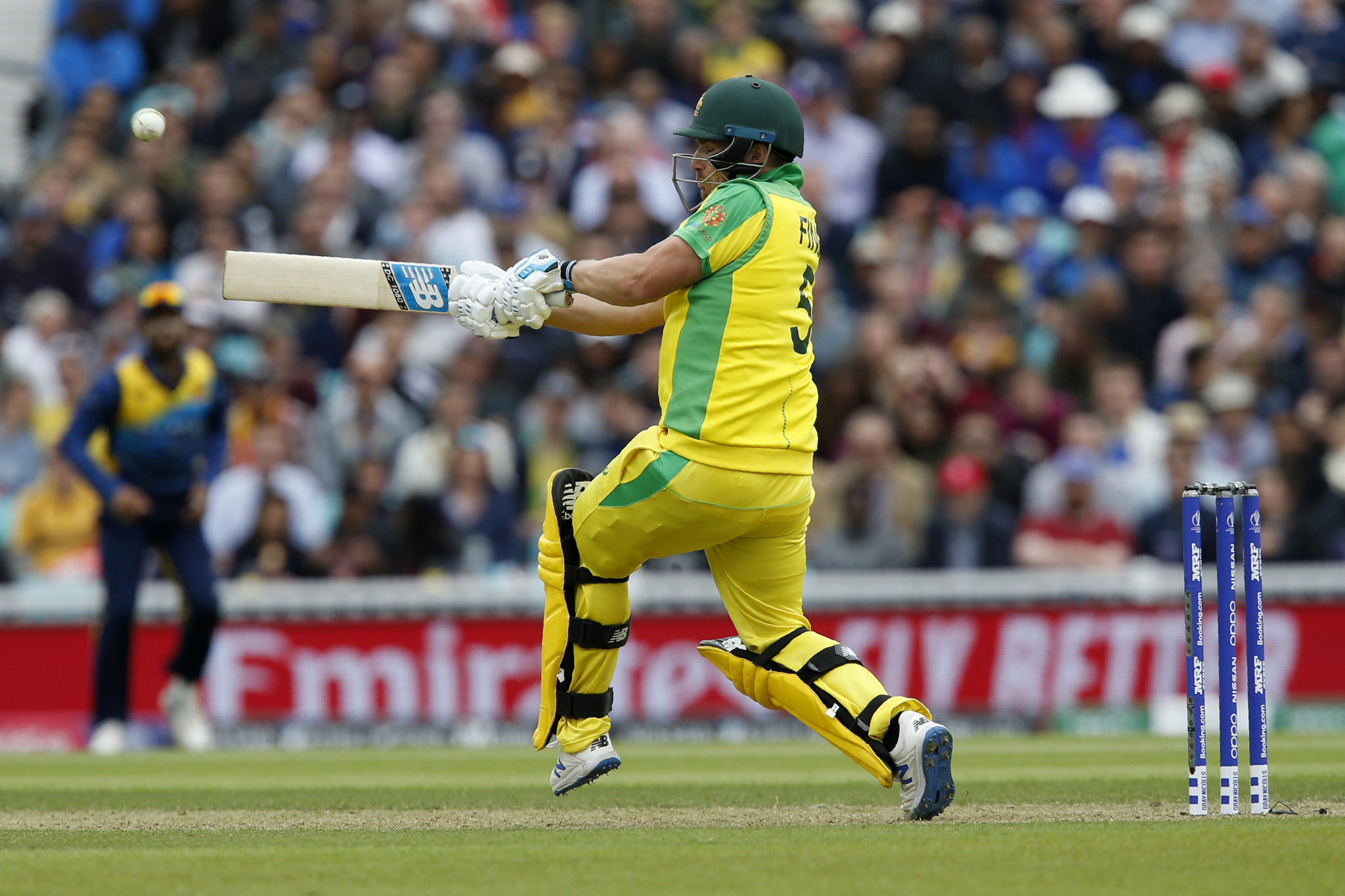 Aaron Finch hit the highest score by an Australian at the Cricket World Cup to guide his side to a comfortable 87-run victory ©Getty Images