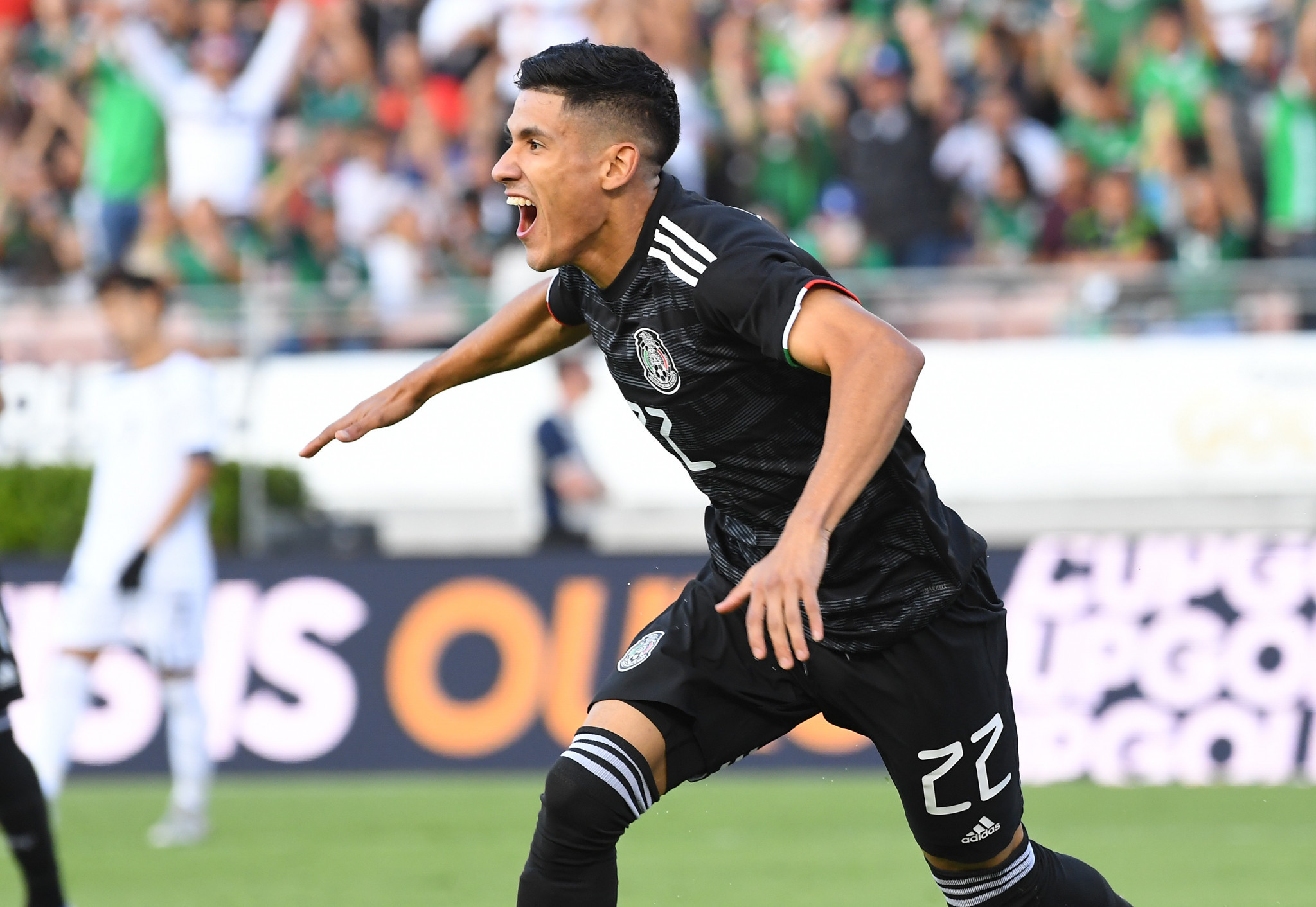 Uriel Antuna scored a hat-trick for Mexico as the Gold Cup opened ©Getty Images