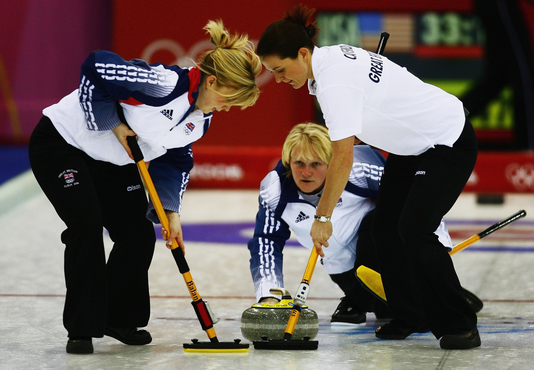 Rhona Martin led Britain to the curling gold medal at the 2002 Winter Olympics in Salt Lake City ©Getty Images
