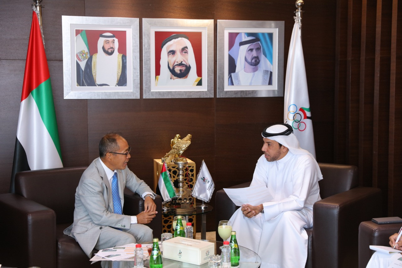 Japan consul general Umezawa and UAE NOC delegates forge sporting expertise pact