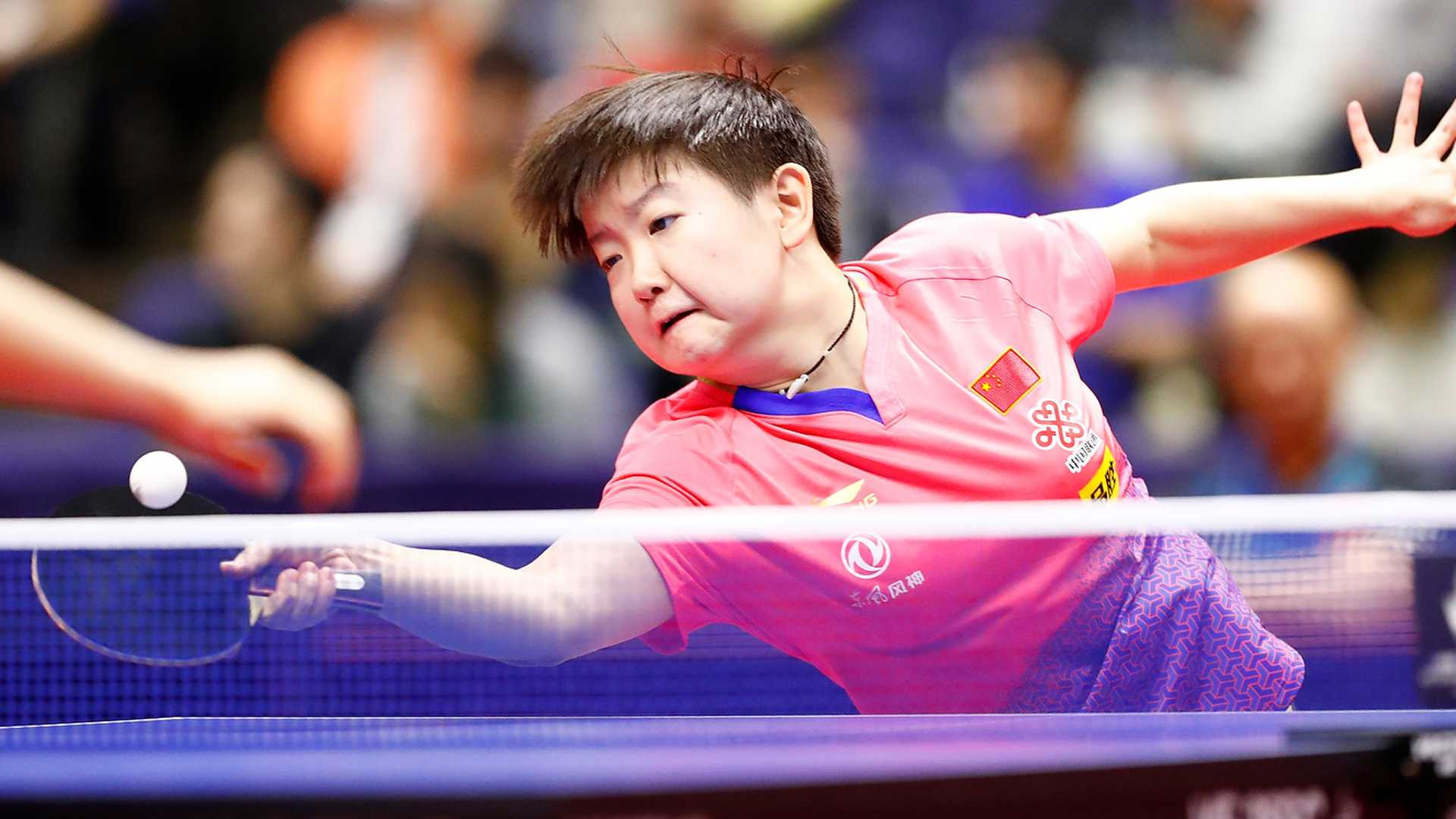 Sun Yingsha won the women's event alongside Chen Meng and Wang Manyu ©Getty Images