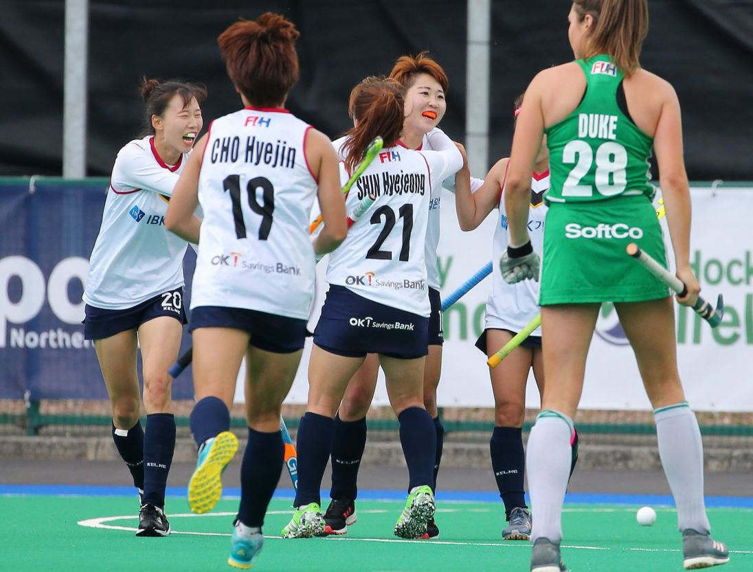 South Korea defeated Ireland 3-1 at the International Hockey Federation Series Finals in Banbridge ©Twitter