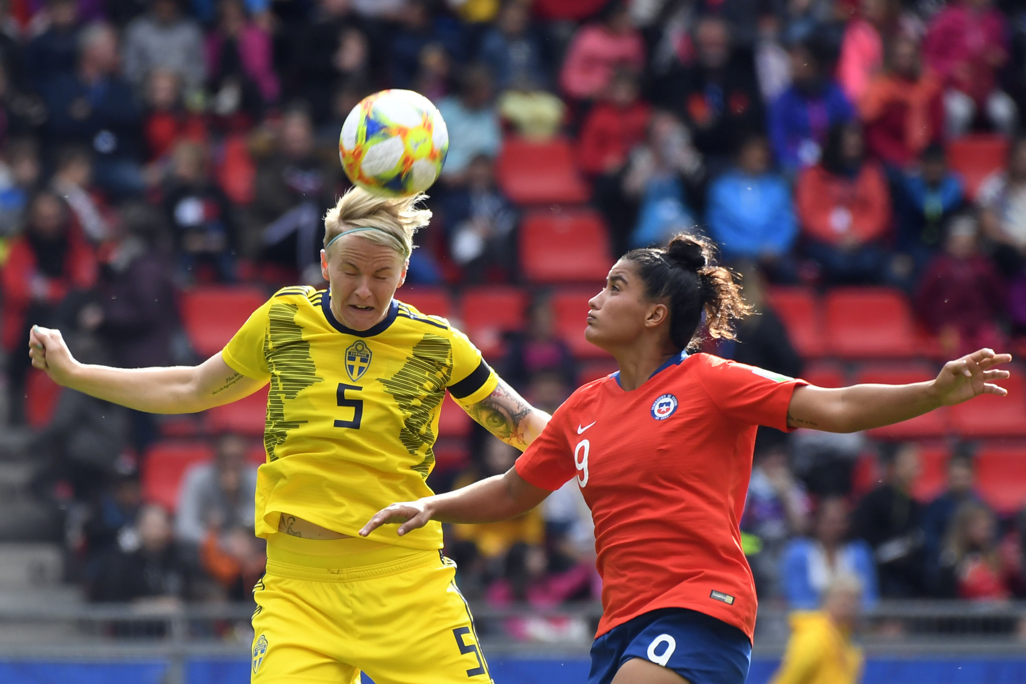 Nilla Fischer is representing Sweden at the 2019 FIFA Women's World Cup in France ©Getty Images