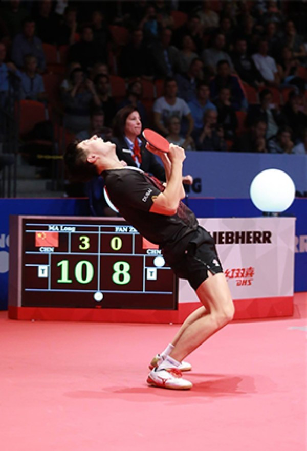Ma Long continues to lead the men's list after another impressive month ©ITTF