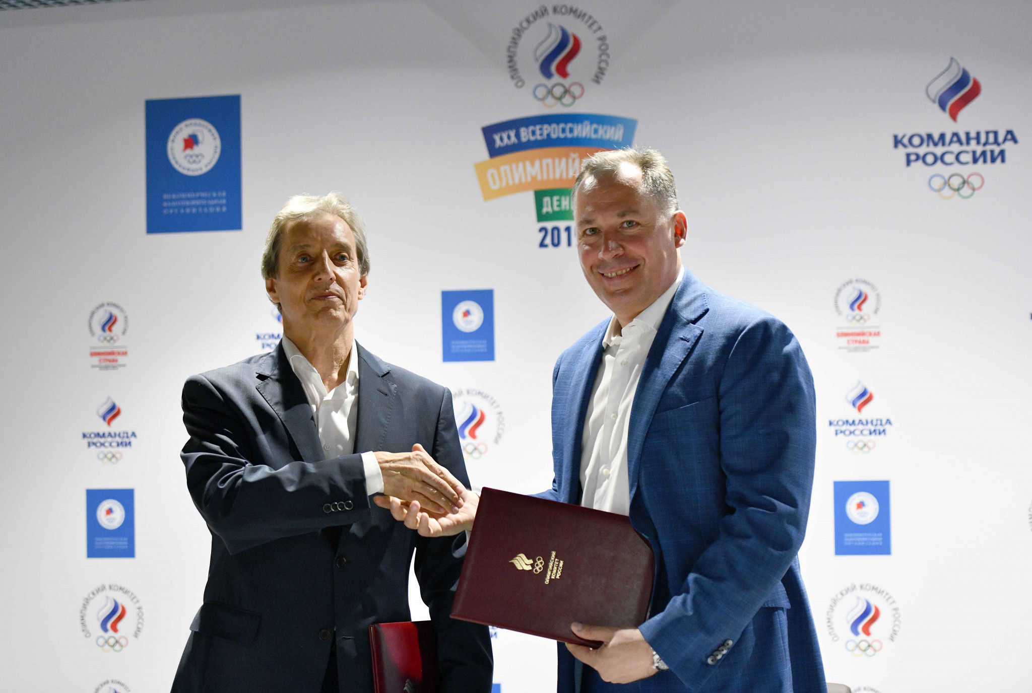 Russian Olympic Committee signs agreement with athlete group to celebrate Olympic Day