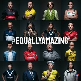 The European Hockey Federation is promoting the #EquallyAmazing campaign ©Promote PR