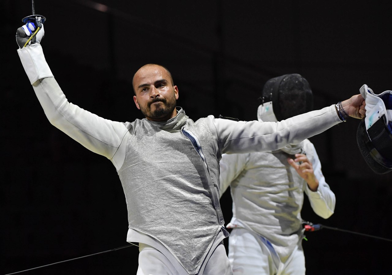 Men's foil world number one Alessio Foconi thrashed fellow Italian Daniele Garozzo at the European Fencing Championships ©FIE