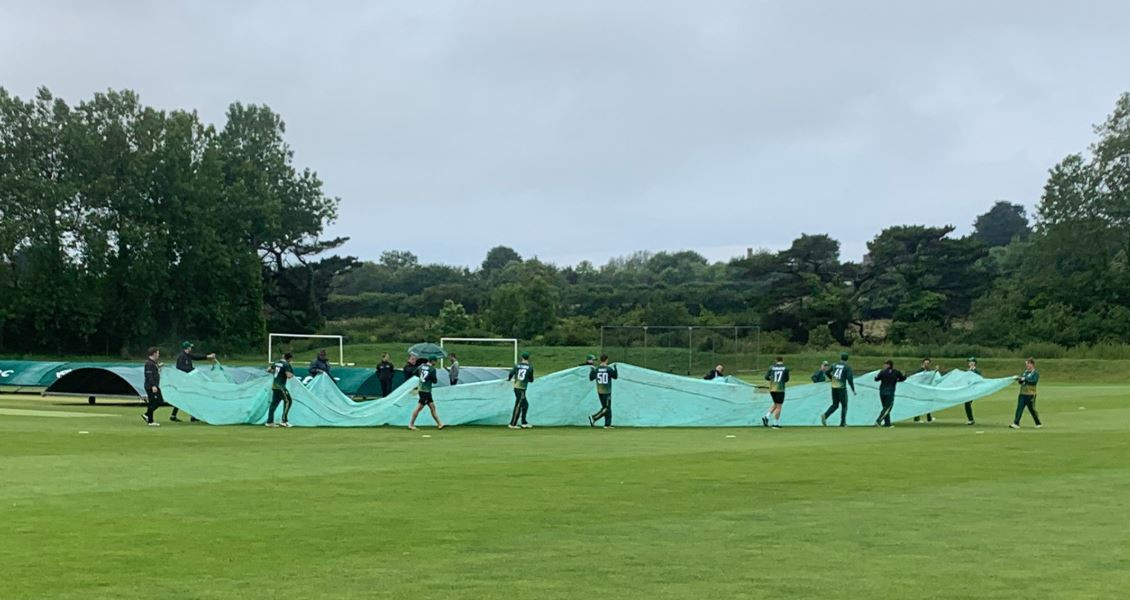 All four matches at the International Cricket Council T20 World Cup Europe Qualifier fell victim to the weather ©Twitter