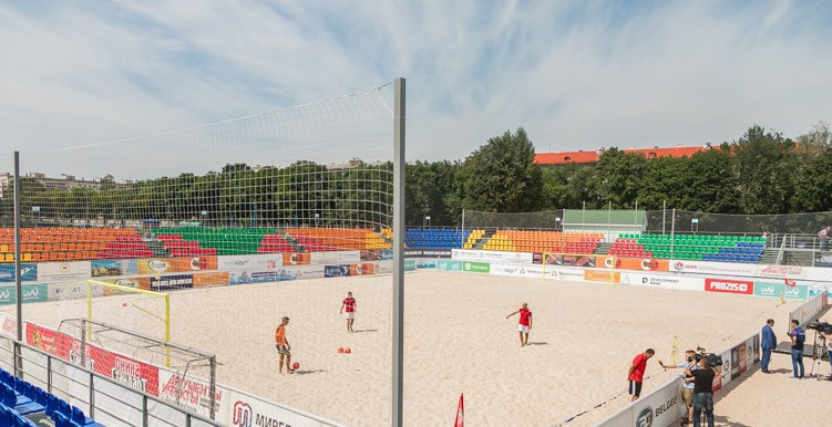 New venue attracts spectators with Minsk 2019 beach soccer competition nearing sell-out