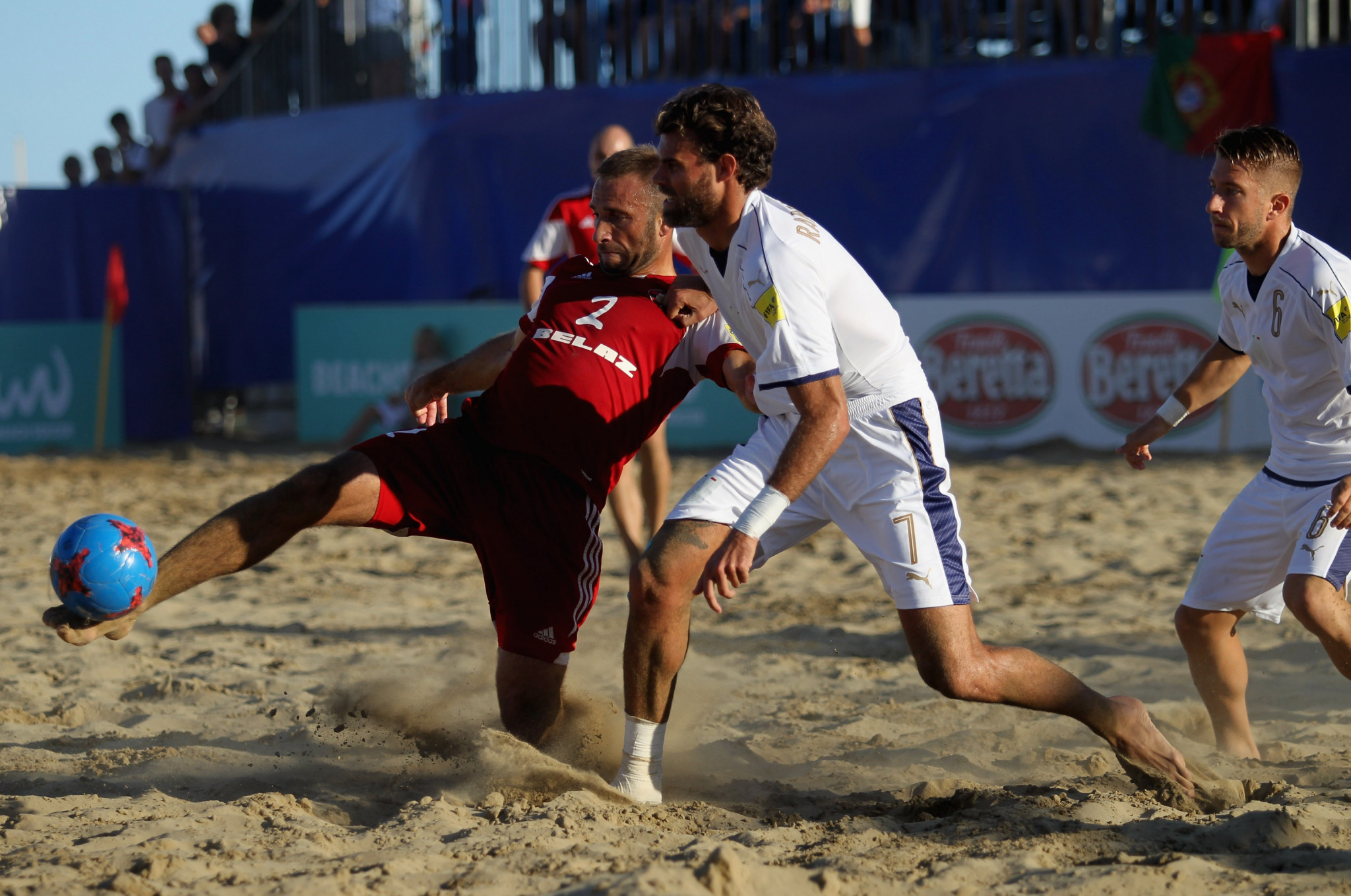 Hosts Belarus and Italy will both compete in the beach soccer competition at Minsk 2019 ©Getty Images