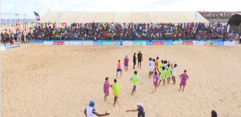 Hosts Cape Verde beat Algeria in first leg of women's beach soccer final at African Beach Games