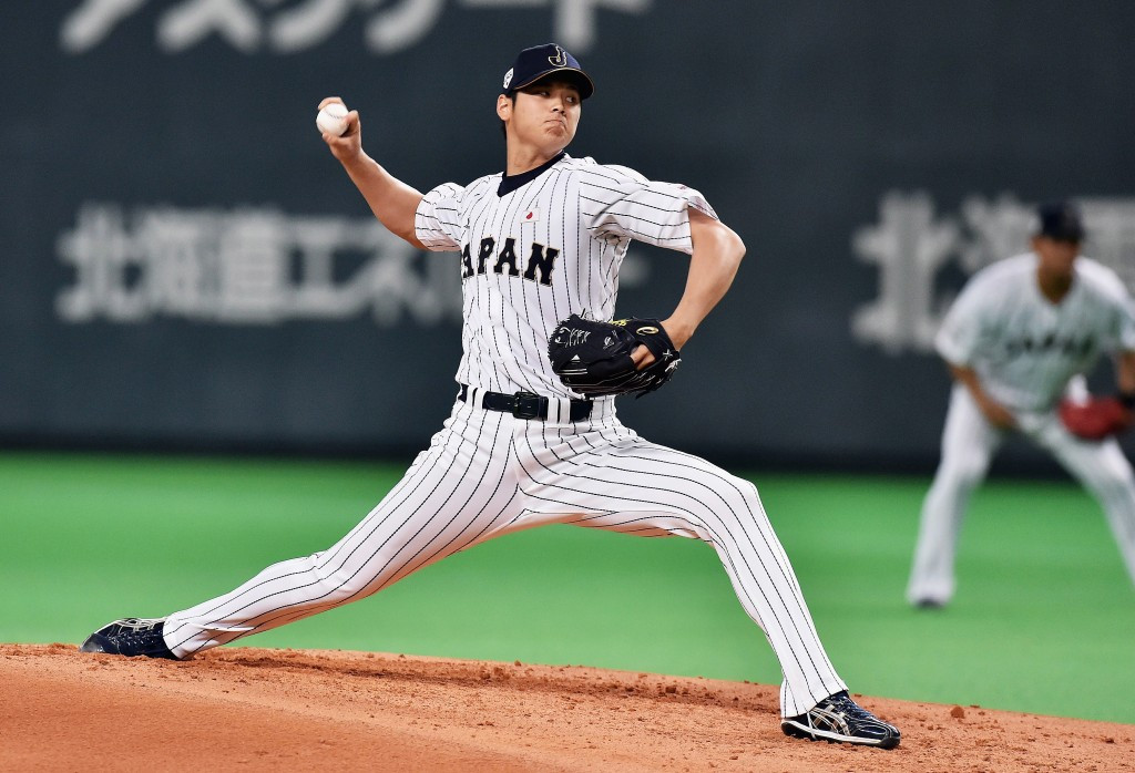 Shohei Otani was the star for Japan after pitching six scoreless innings ©Getty Images
