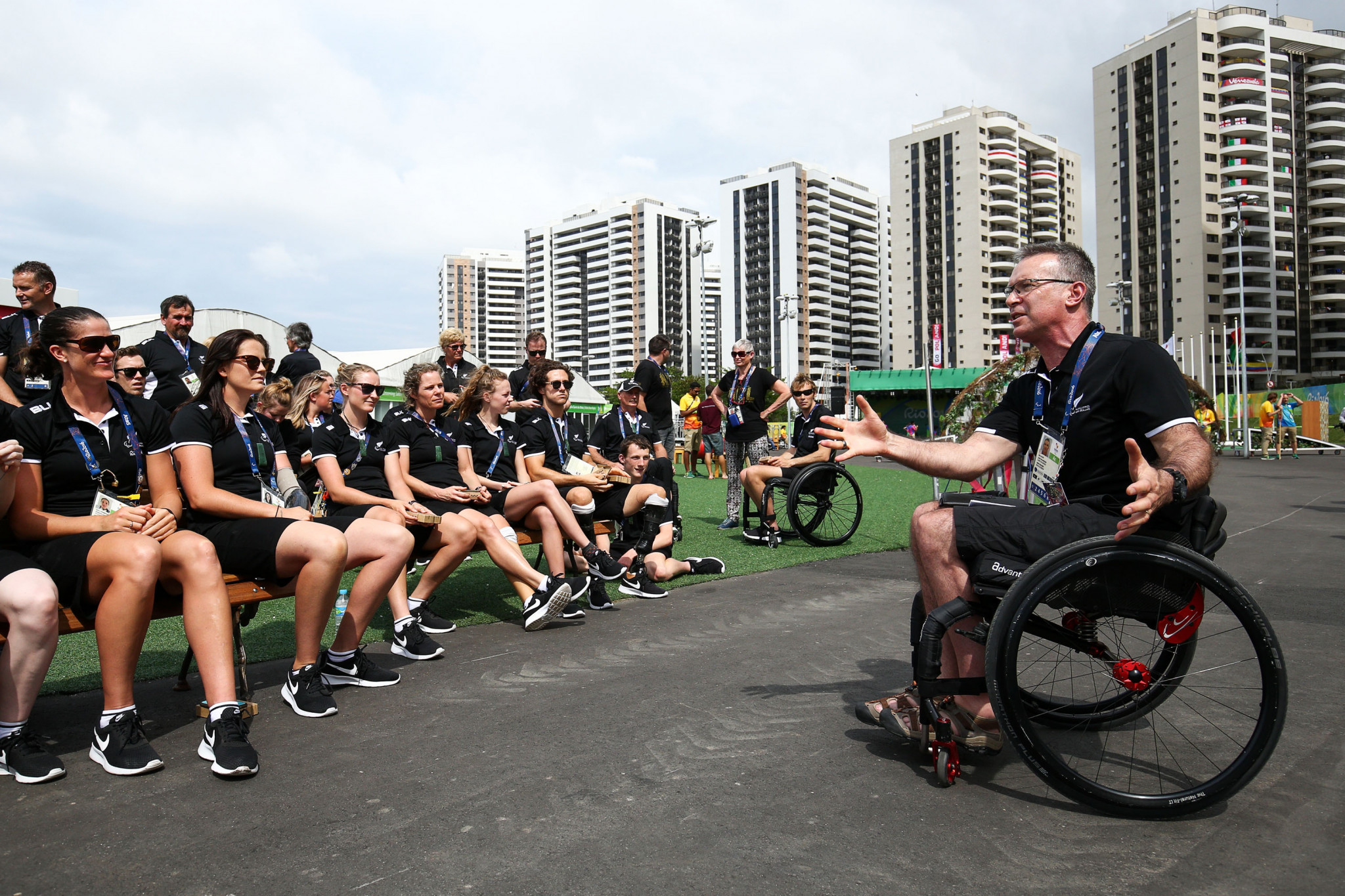 Ben Lucas was New Zealand's Chef de Mission at the 2016 Paralympic Games in Rio de Janeiro ©Getty Images