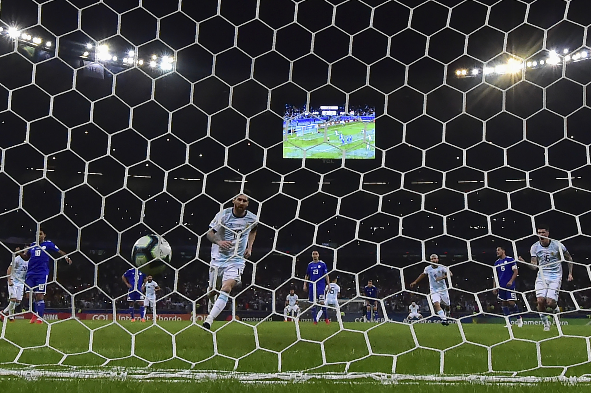 Lionel Messi's penalty salvaged a point for Argentina ©Getty Images