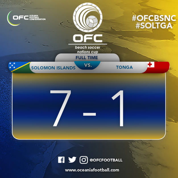 Holders Solomon Islands reach final at OFC Beach Soccer Nations Cup 