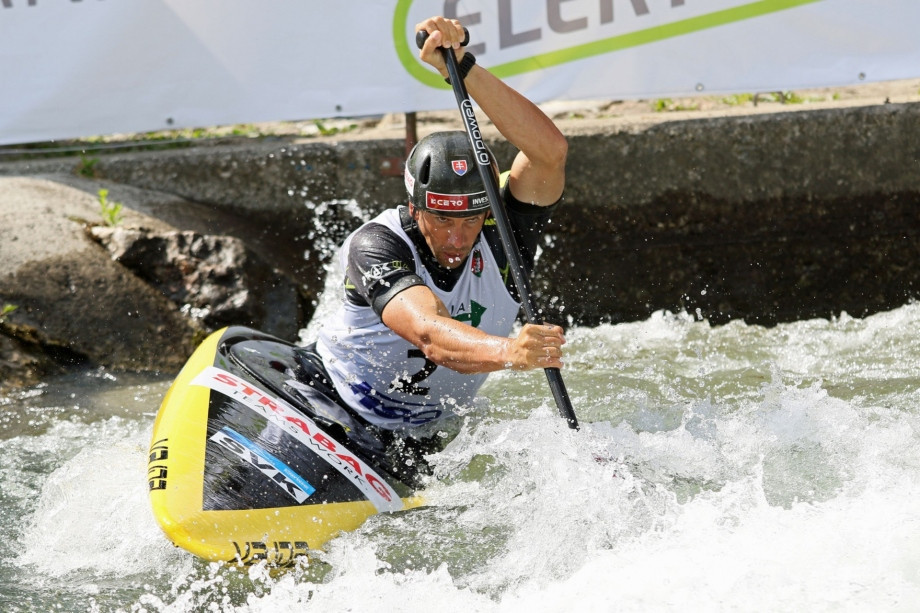 Slovakia's Alexander Slafkovský, the reigning ICF Canoe Slalom World Cup champion in the men's C1 class, will be hoping to perform well in front of a home crowd in Bratislava ©ICF