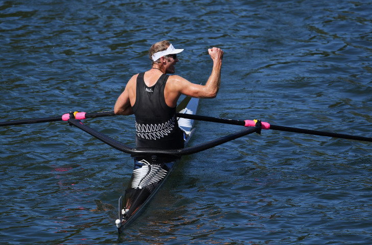 Double Olympic single sculls champion Mahe Drysdale, now 40, will be part of a newly-constituted New Zealand men's eight at the World Rowing Cup that starts in Poznan tomorrow ©Getty Images