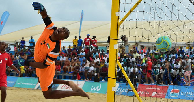 Beach soccer action continued today ©Beach Soccer Worldwide