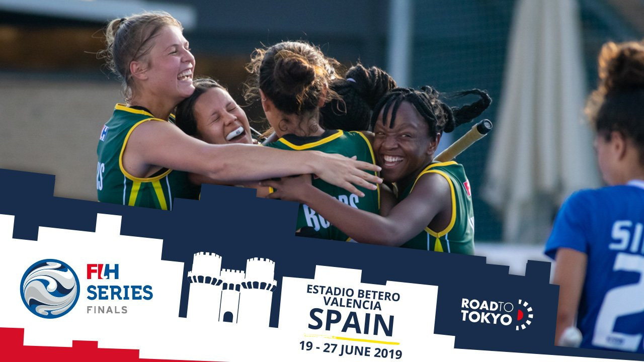 South Africa beat Italy 2-1 today at the FIH Women's Series Finals event in Valencia ©FIH