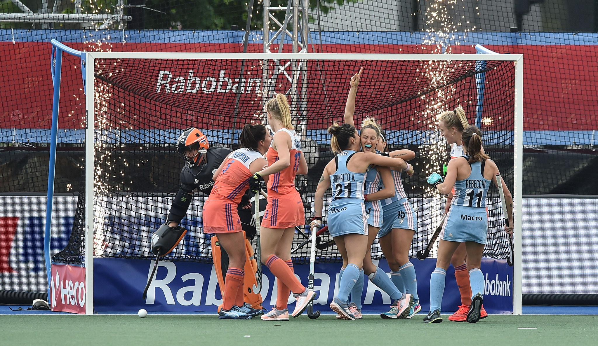 Argentina took the lead before the Dutch completed a quick-fire comeback ©Getty Images