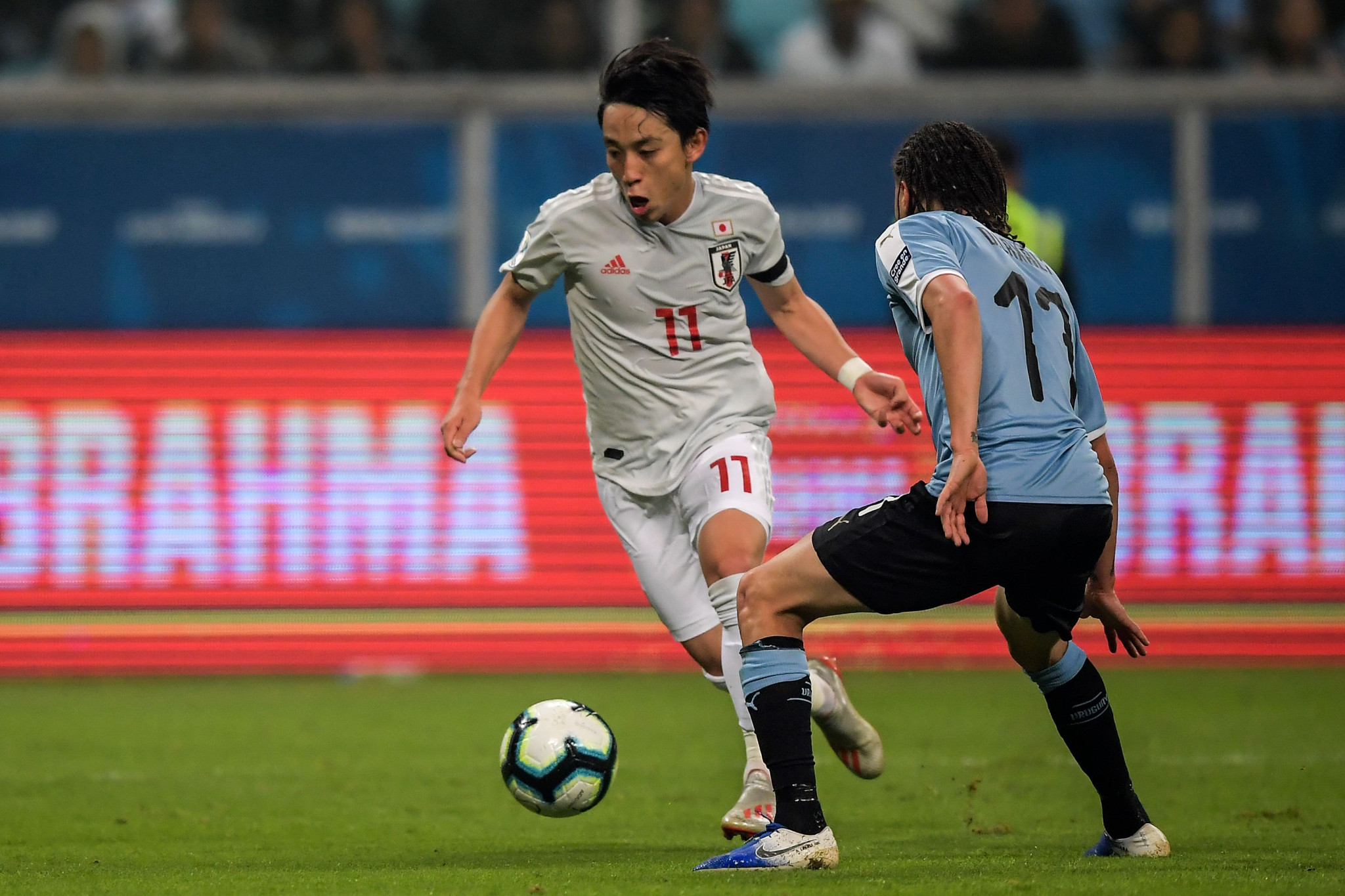 Uruguay fight back to draw with Japan at Copa América